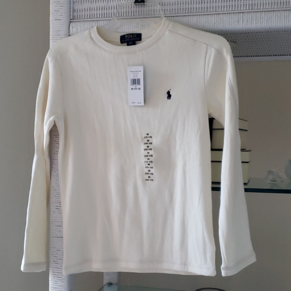 NWT Boys Ralph Lauren Medium thermal top